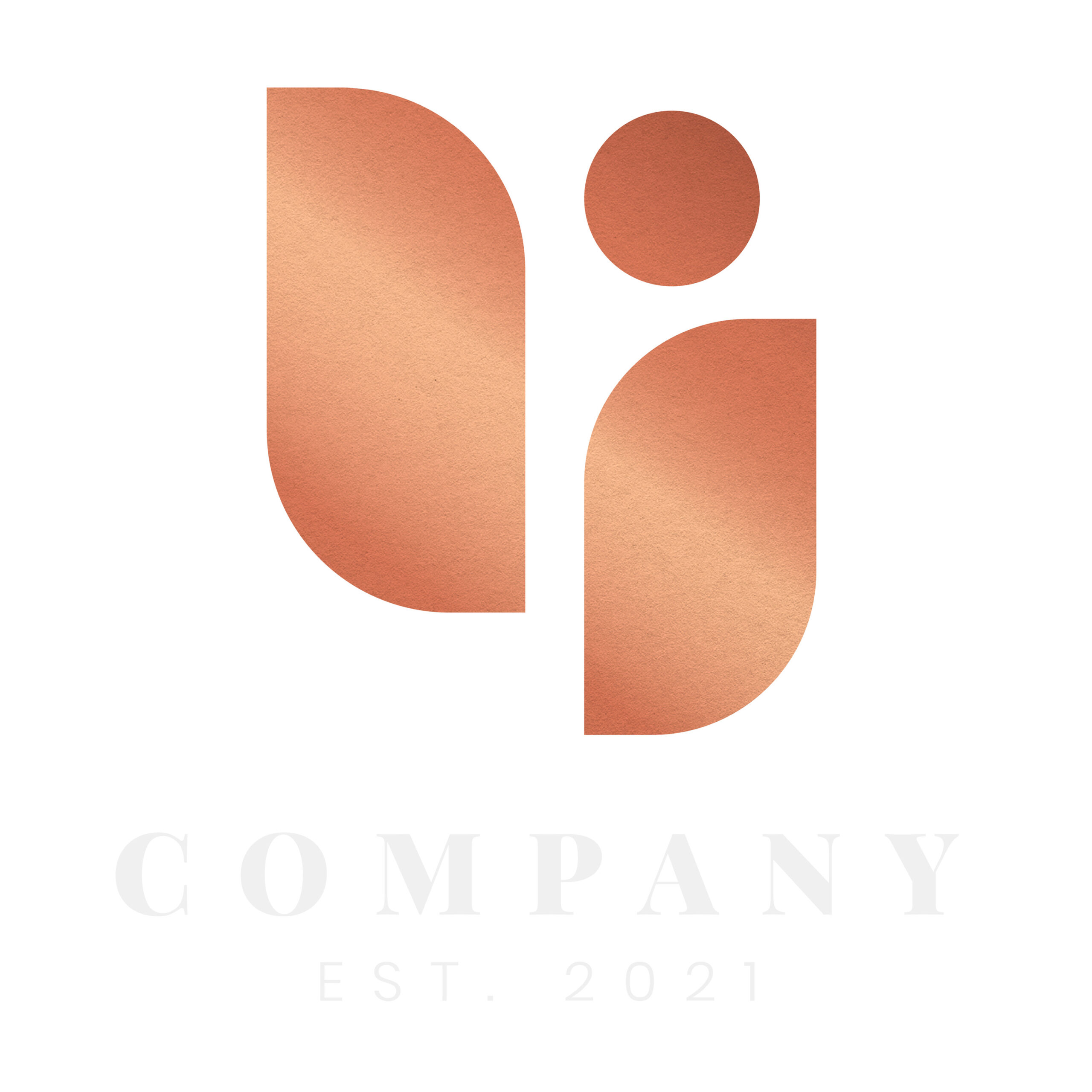 Copper business logo png modern icon design
