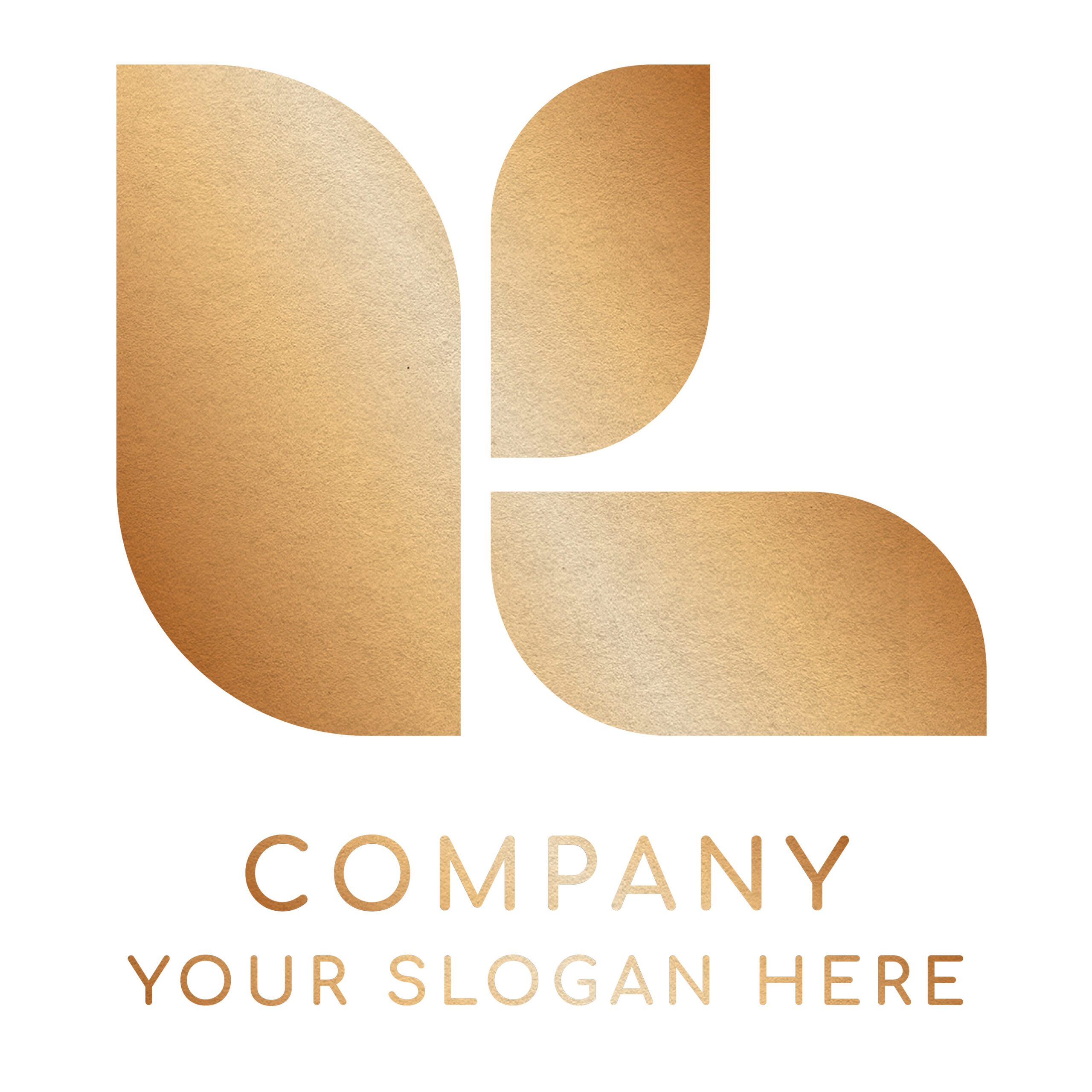 Elegant business logo transparent png with K letter design